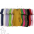 Shirt 3/4 sleeve ladies strip (4XL/5XL ONE SIZE) ITALSKÁ MÓDA IM422026 2XL/3XL black