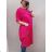 Shirt 3/4 sleeve ladies strip (4XL/5XL ONE SIZE) ITALSKÁ MÓDA IM422026 2XL/3XL black