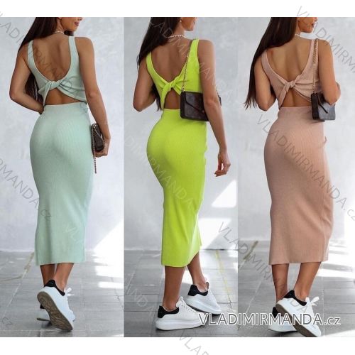 Dress with 3/4-sleeve ladies pocket (uni sl) ITALIAN Fashion IM3181746