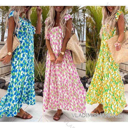 Dress with 3/4-sleeve ladies pocket (uni sl) ITALIAN Fashion IM3181746