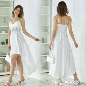 Women's long summer dress straps (S / M ONE SIZE) ITALIAN FASHION IMM22654