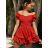 Carmen summer shoulders dress (S / M ONE SIZE) ITALIAN FASHION IMM22672