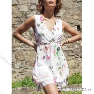 Women's Chiffon Summer Sleeveless Dress (S / M ONE SIZE) ITALIAN FASHION IMM22686