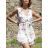 Women's Chiffon Summer Sleeveless Dress (S / M ONE SIZE) ITALIAN FASHION IMM22686