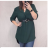 Tunika prodloužená košilová s páskem dlouhý rukáv dámská nadrozměr (L/XL/2XL/3XL ONE SIZE) ITALSKÁ MÓDA IMD212152
