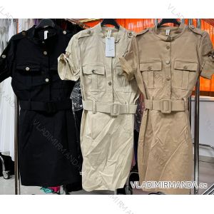 Elegant Long Sleeve Dress Women (S / M.ONE SIZE) ITALIAN FASHION IMM211302
