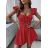 Women's Short Sleeve Summer Dress (S / M ONE SIZE) ITALIAN FASHION IMWA222131