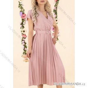 Women's Long Chiffon Long Sleeve Dress (S / M ONE SIZE) ITALIAN FASHION IMWA222133