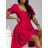 Summer short sleeve summer dress (S / M ONE SIZE) ITALIAN FASHION IMWY21019