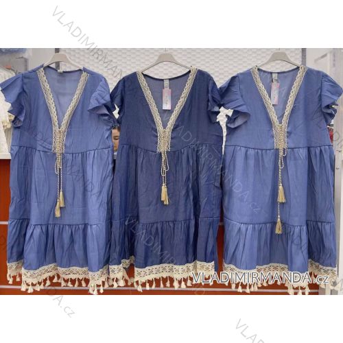 Dress with 3/4-sleeve ladies pocket (uni sl) ITALIAN Fashion IMWD20527