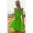 Summer short sleeve summer dress (S / M ONE SIZE) ITALIAN FASHION IMWY21019