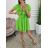 Summer short sleeve summer dress (S / M ONE SIZE) ITALIAN FASHION IMWY21019
