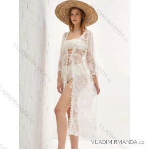 Women's Long Sleeve Swimsuit Dress / Bathrobe (S / M / L ONE SIZE) ITALIAN FASHION IMWB222147