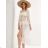 Women's Long Sleeve Swimsuit Dress / Bathrobe (S / M / L ONE SIZE) ITALIAN FASHION IMWB222147