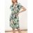 Summer short sleeve summer dress (S / M ONE SIZE) ITALIAN FASHION IMWY21019