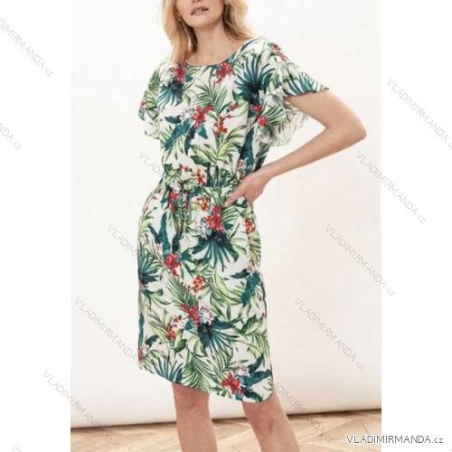 Summer short sleeve summer dress (S / M ONE SIZE) ITALIAN FASHION IMWY21019
