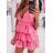 Women's Sleeveless Summer Dress (S / M ONE SIZE) ITALIAN FASHION IMWE222155