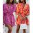 Summer short sleeve summer dress (S / M ONE SIZE) ITALIAN FASHION IMWY21019