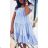 Carmen summer linen dress (S / M ONE SIZE) ITALIAN FASHION IMWG222173