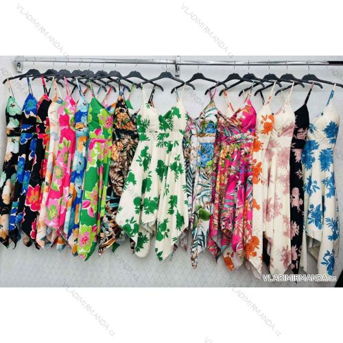 Women's Strapless Summer Dress (S / M ONE SIZE) ITALIAN FASHION IMWD222215