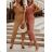 Elegant Sleeveless Overall Long Women's (UNI S / M) ITALIAN FASHION IMM20569