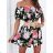 Women's Long Summer Short Sleeve Overall (S / M / L ONE SIZE) ITALIAN FASHION IMWY22039
