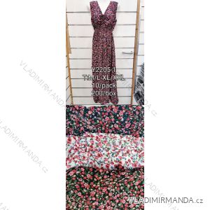 Šaty dlouhé letní bez rukávu dámské (M/L-XL/2XL) HKW22T312
