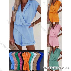 Women's short summer short sleeve overall (S / M ONE SIZE) ITALIAN FASHION IMWOP22OP0230