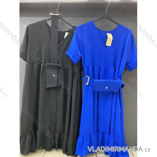 Summer dress with wallet short sleeve women (S / M ONE SIZE) ITALIAN FASHION IMWOP22OP0200