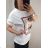 Tunic t-shirt short sleeve women (uni s / l) ITALIAN FASHION IM520111 XL/2XL Black and gold