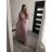 Elegant Long Sleeve Dress Women (S / M.ONE SIZE) ITALIAN FASHION IMM211302