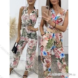 Women's Sleeveless Summer Jumpsuit (S / M ONE SIZE) ITALIAN FASHION IMWG222459