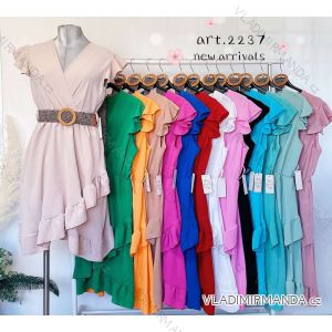 Women's Sleeveless Summer Dress (S / M ONE SIZE) ITALIAN FASHION IMWC222493