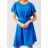 Women's Chiffon Summer Short Sleeve Dress (S / M ONE SIZE) ITALIAN FASHION IMWC222498