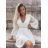 Women's Elegant Lace Long Sleeve Dress (S / M ONE SIZE) ITALIAN FASHION IMWG222503