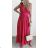 Women's Long Sleeveless Summer Dress (S / M ONE SIZE) ITALIAN FASHION IMWB222506