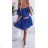 Šaty letní carmen dámské (S/M ONE SIZE) ITALSKÁ MÓDA IMWG222524