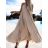 Long formal elegant ball gown dress (UNI s-m) ITALIAN FASHION IMM20FL5620 S/M black