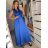 Women's long satin dress with variable binding summer (S / M / L ONE SIZE) ITALIAN FASHION IMM2250677
