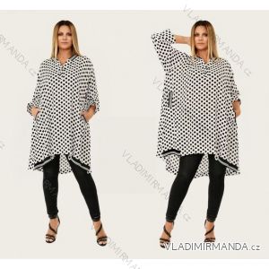 Women's short sleeve dress oversized (L-3XL) POLISH FASHION PMF20013