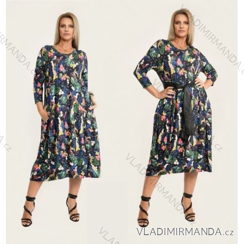 Women's short sleeve dress oversized (L-3XL) POLISH FASHION PMF20013