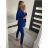 Set of long sweatpants and long sleeve sweatshirt for women (UNI S / L) TURKISH FASHION IMK20148 black M / L