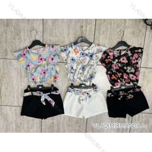Summer top and shorts set for girls (4-14 years) ITALIAN FASHION IVD22104