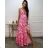 Summer chiffon summer dress for women (S / M ONE SIZE) ITALIAN FASHION IMWG222553