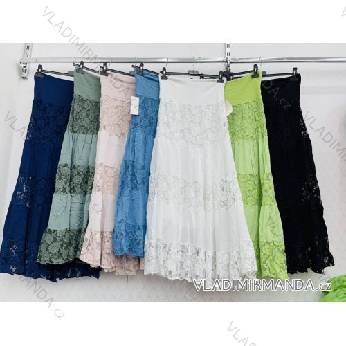 Long oversized women's skirt (L / XL / 2XL ONE SIZE) ITALIAN FASHION IMWD222599