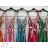 Women's long chiffon summer dress (S / M ONE SIZE) ITALIAN FASHION IMWB222509
