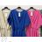 Women's long chiffon summer dress (S / M ONE SIZE) ITALIAN FASHION IMWB222509