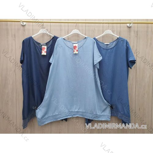 Tunika krátký rukáv dámská (S/M ONE SIZE) ITALSKÁ MÓDA IMWL222654
