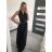 Women's long satin dress with variable binding summer (S / M / L ONE SIZE) ITALIAN FASHION IMM2250677