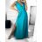 Elegant formal dress with straps for women (S / M ONE SIZE) ITALIAN FASHION IM321576 M / L red